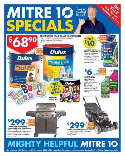 mitre 10 products list